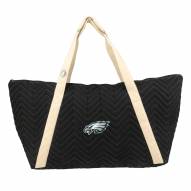 Philadelphia Eagles Chevron Stitch Weekender Bag