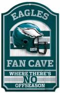 Philadelphia Eagles Fan Cave Wood Sign