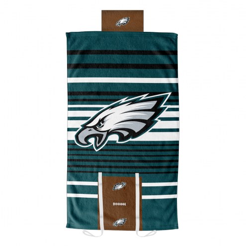 Philadelphia Eagles Lateral Comfort Towel with Foam Pillow