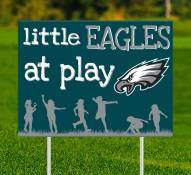 Philadelphia Eagles Little Fans at Play 2-Sided Yard Sign