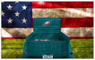 Philadelphia Eagles Patriotic Retro Truck 11" x 19" Sign