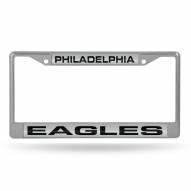Philadelphia Eagles Laser Chrome License Plate Frame