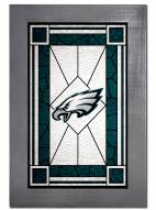 Philadelphia Eagles Stained Glass with Frame