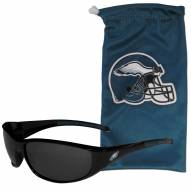 Philadelphia Eagles Sunglasses and Bag Set