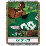 Philadelphia Eagles Vintage Woven Tapestry Throw Blanket