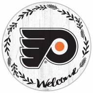 Philadelphia Flyers 12" Welcome Circle Sign