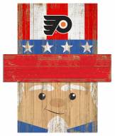 Philadelphia Flyers 19" x 16" Patriotic Head