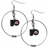 Philadelphia Flyers 2" Hoop Earrings