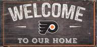 Philadelphia Flyers 6" x 12" Welcome Sign