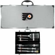 Philadelphia Flyers 8 Piece Stainless Steel BBQ Set w/Metal Case