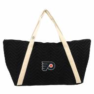 Philadelphia Flyers Chevron Stitch Weekender Bag