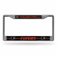 Philadelphia Flyers Chrome Glitter License Plate Frame