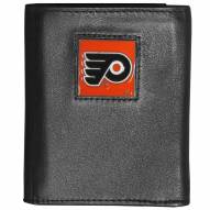 Philadelphia Flyers Deluxe Leather Tri-fold Wallet in Gift Box