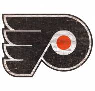 Philadelphia Flyers Distressed Logo Cutout Sign