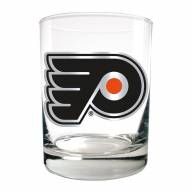 Philadelphia Flyers NHL Rocks Glass - Set of 2