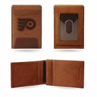 Philadelphia Flyers Premium Leather Front Pocket Wallet