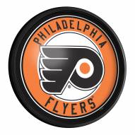 Philadelphia Flyers Round Slimline Lighted Wall Sign