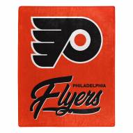 Philadelphia Flyers Signature Raschel Throw Blanket