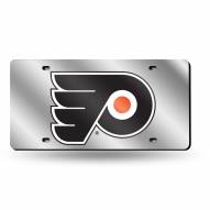 Philadelphia Flyers Silver Laser License Plate