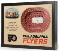 Philadelphia Flyers 25-Layer StadiumViews 3D Wall Art