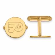 Philadelphia Flyers Sterling Silver Gold Plated Cuff Links