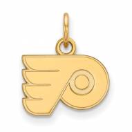 Philadelphia Flyers Sterling Silver Gold Plated Extra Small Pendant