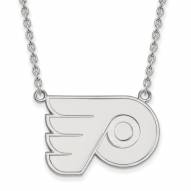 Philadelphia Flyers Sterling Silver Large Pendant Necklace