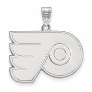Philadelphia Flyers Sterling Silver Large Pendant