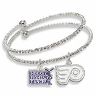 Philadelphia Flyers Support HFC Crystal Bracelet