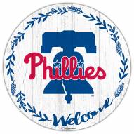 Philadelphia Phillies 12" Welcome Circle Sign