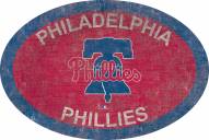 Philadelphia Phillies 46" Team Color Oval Sign
