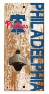Philadelphia Phillies 6" x 12" Distressed Bottle Opener