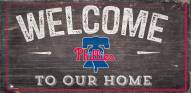 Philadelphia Phillies 6" x 12" Welcome Sign