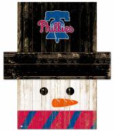 Philadelphia Phillies 6" x 5" Snowman Head