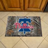 Philadelphia Phillies Camo Scraper Door Mat