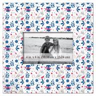 Philadelphia Phillies Floral Pattern 10" x 10" Picture Frame