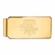 Philadelphia Phillies Sterling Silver Gold Plated Money Clip