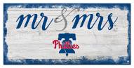Philadelphia Phillies Script Mr. & Mrs. Sign