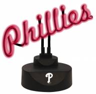 Philadelphia Phillies Script Neon Desk Lamp