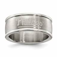 Philadelphia Phillies Stainless Steel Logo Ring