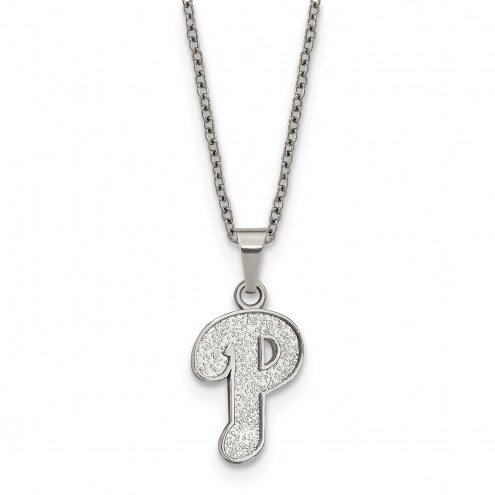 Philadelphia Phillies Stainless Steel Pendant Necklace