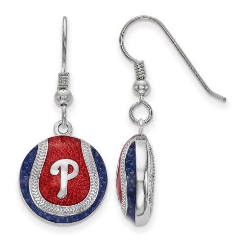 Philadelphia Phillies Sterling Silver Earrings