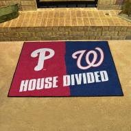Philadelphia Phillies/Washington Nationals House Divided Mat