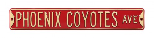 Arizona Coyotes NHL Authentic Street Sign