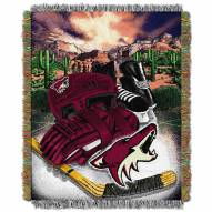Arizona Coyotes Woven Tapestry Throw Blanket