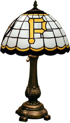 Pittsburgh Pirates MLB Stained Glass Table Lamp