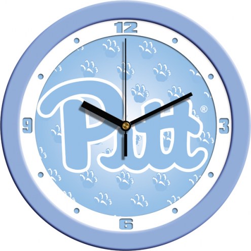 Pittsburgh Panthers Baby Blue Wall Clock