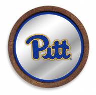 Pittsburgh Panthers Barrel Top Mirrored Wall Sign
