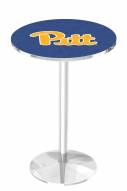 Pittsburgh Panthers Chrome Pub Table with Round Base
