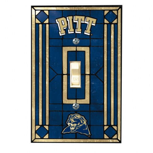 Pittsburgh Panthers Glass Single Light Switch Plate Cover
